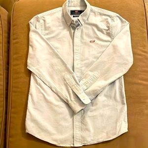 Vineyard Vines boys M “Whale Shirt” long sleeved American flag whale